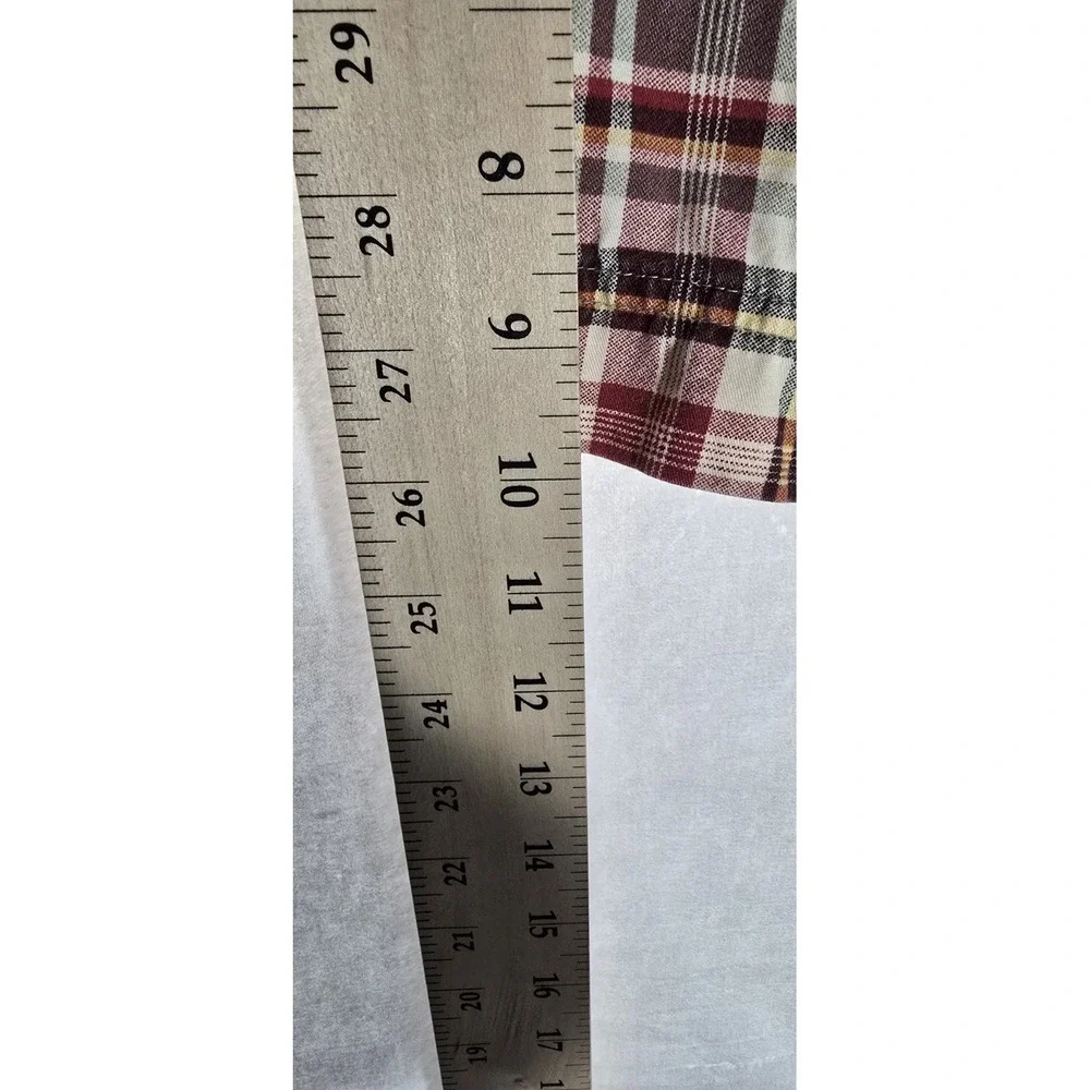 J.Crew Chino Shorts‎ Mens XL Multicolor Plaid Mid Rise 10